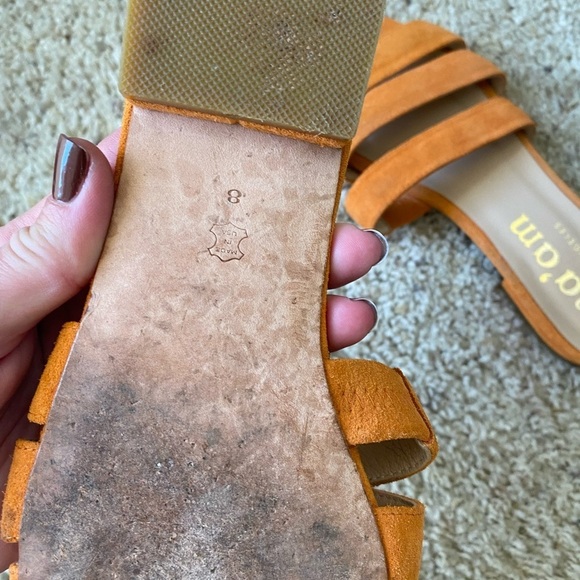 Ma’am Women’s CJ Sandals This is a Mom’s World Slides Size 8 in Orange - Picture 6 of 6